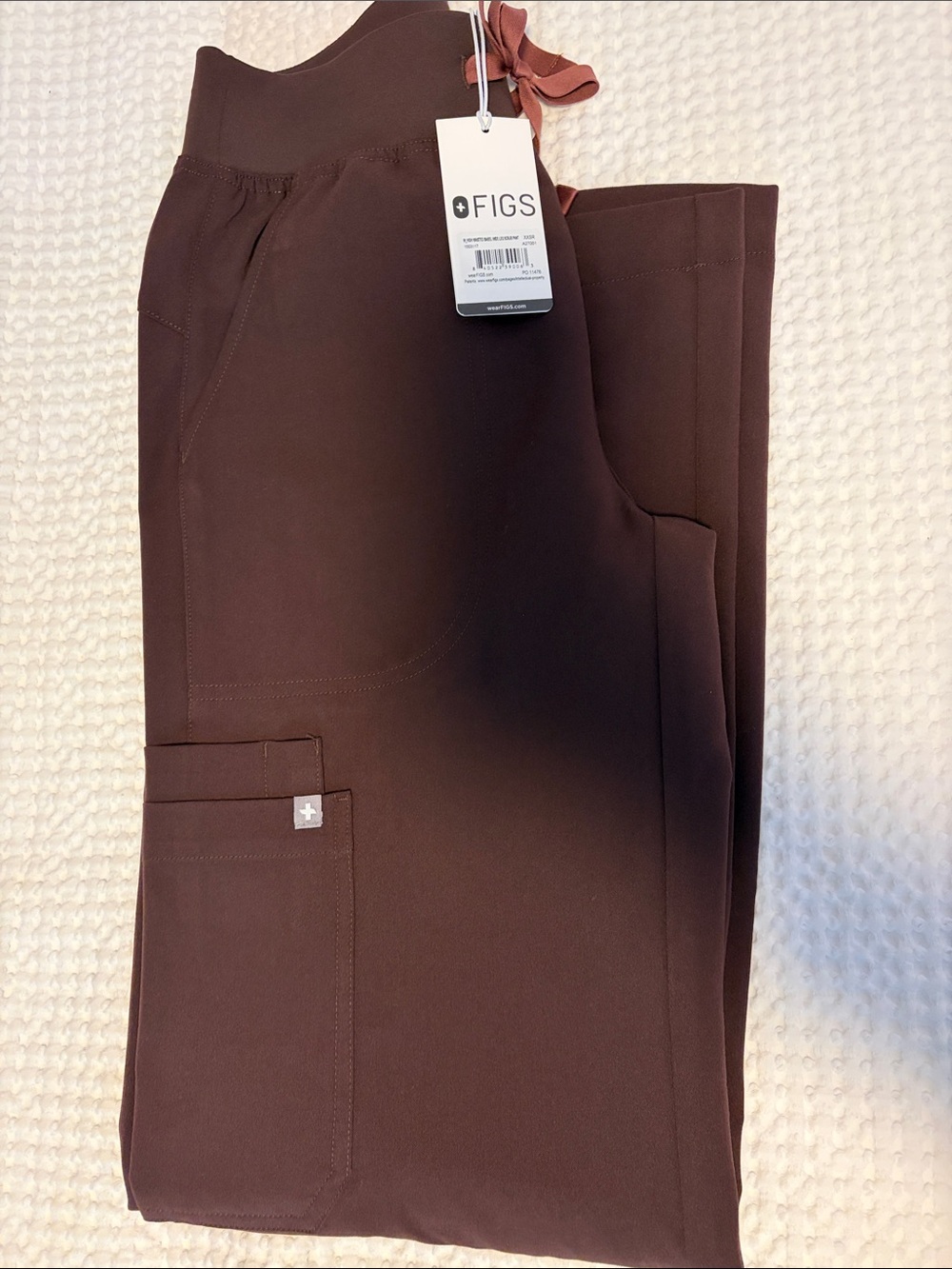 Figs Women’s Espresso Isabella Wide Leg Scrub Pants